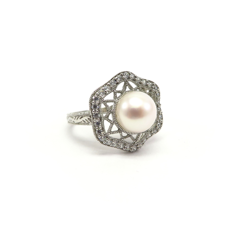 Fresh Water Pearl Sterling Silver Ring