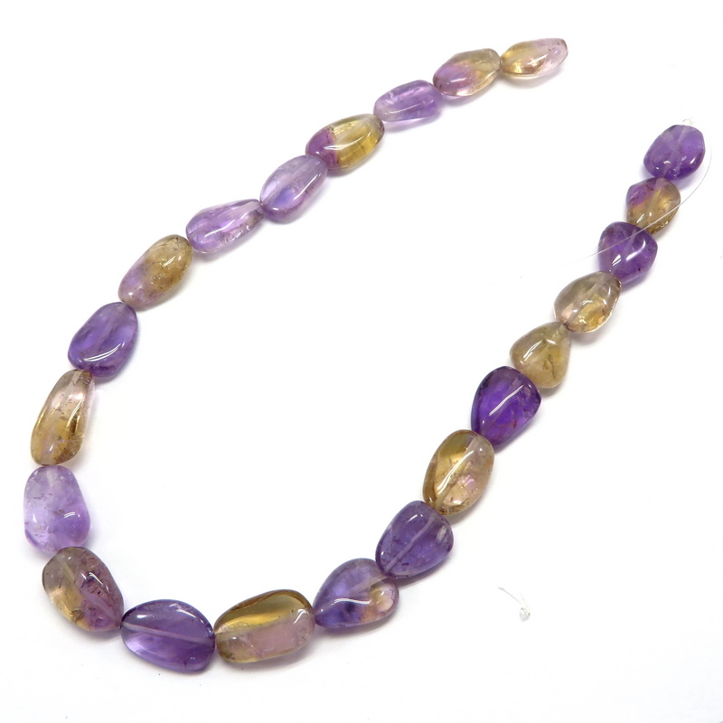 Ametrine Nugget Gemstring