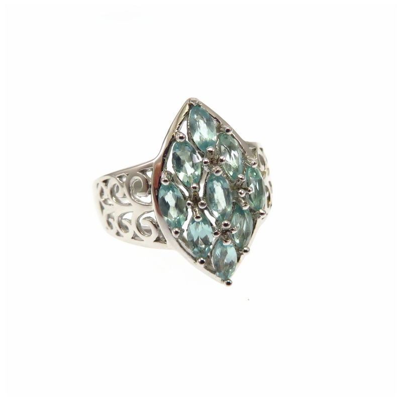 Apatite Sterling Silver  Ring