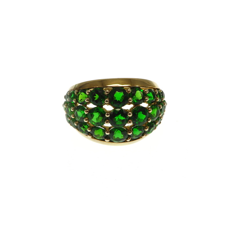 Chrome Diopside Sterling Silver Ring