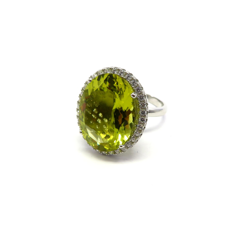 Lemon Quartz Ring