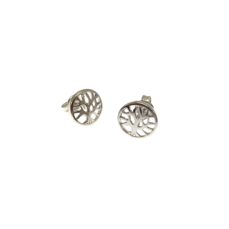 Tree of Life Silver Studs